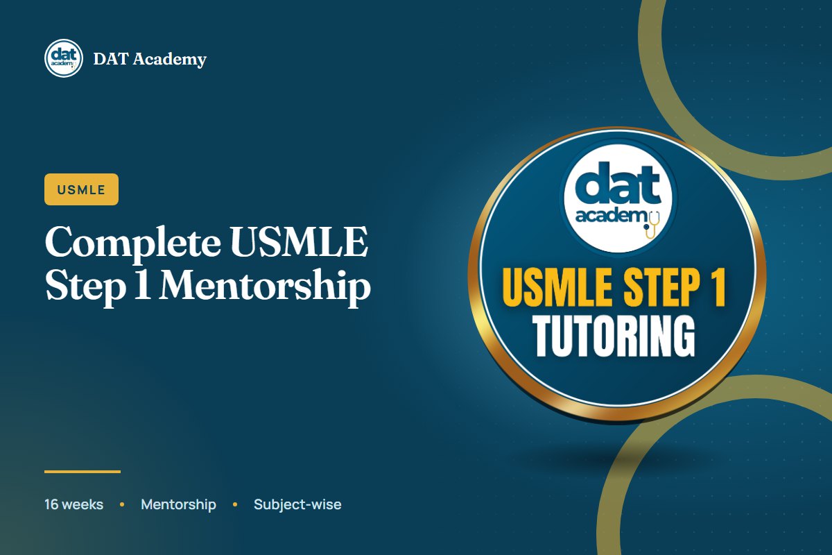 Complete USMLE Step 1 Mentorship